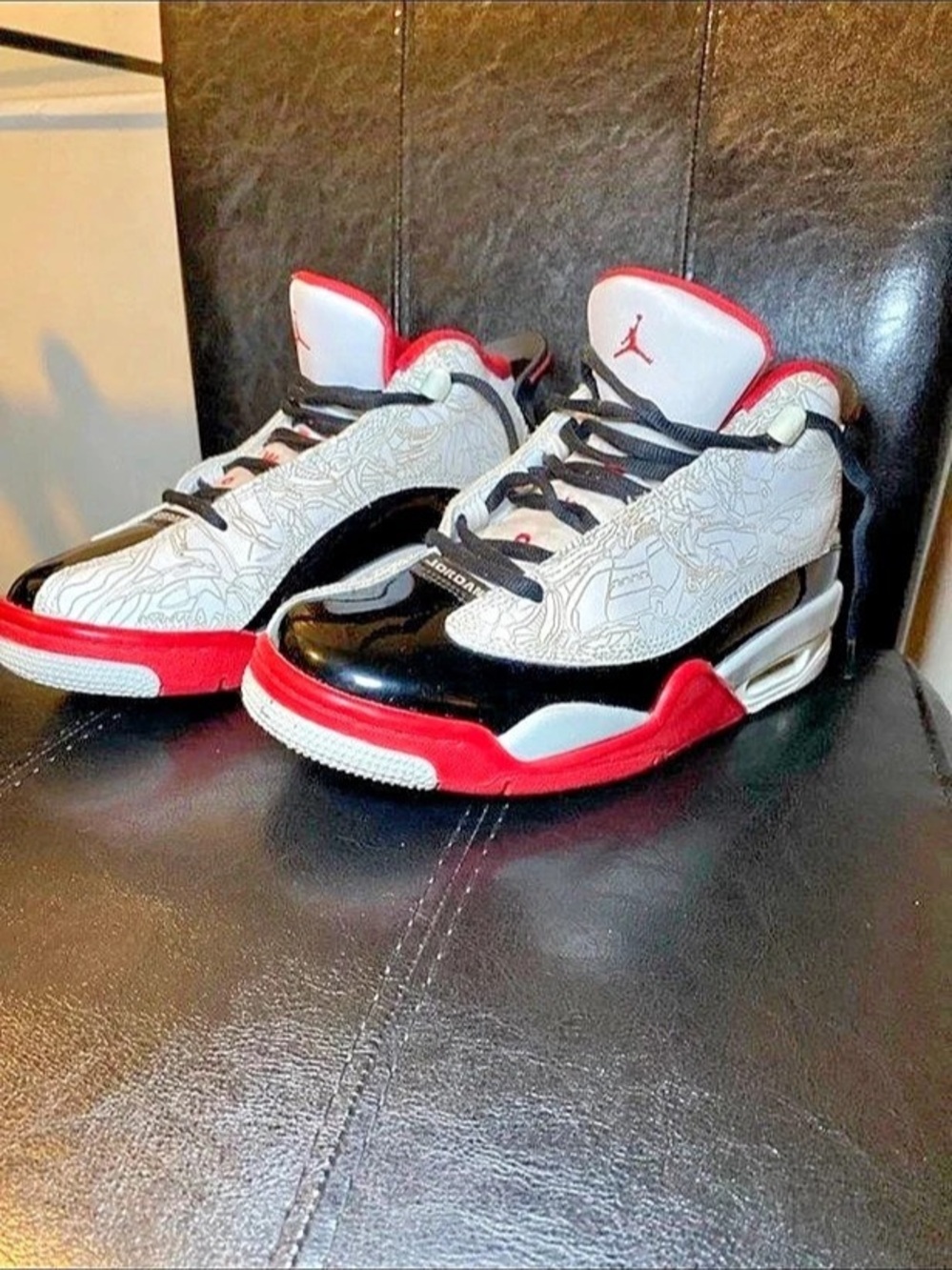 Jordan Air Jordan 4 Retro Sneakers White & Red US 5Y